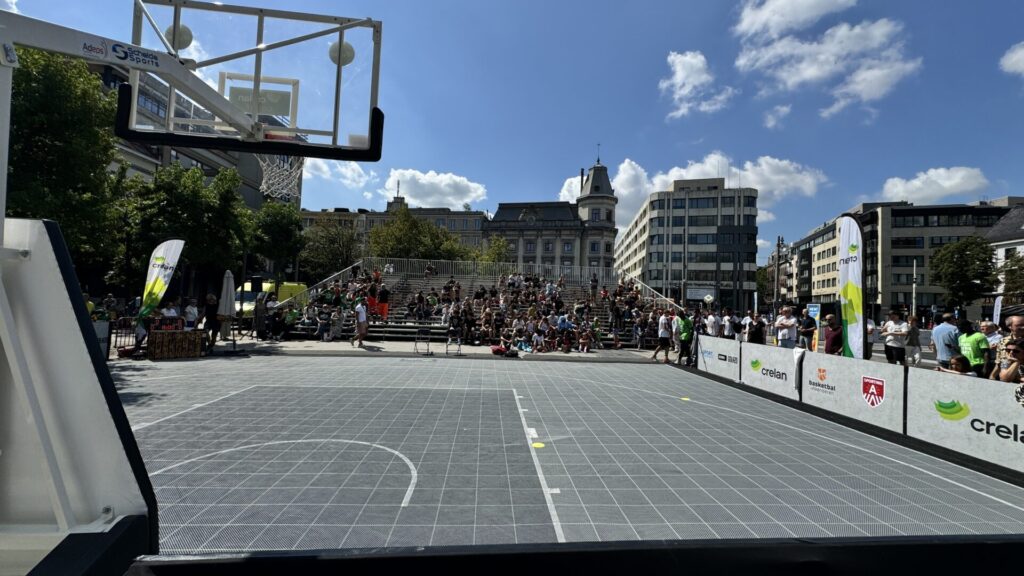 groenplaats main court tijdens 3x3 finale antwerpen 2024