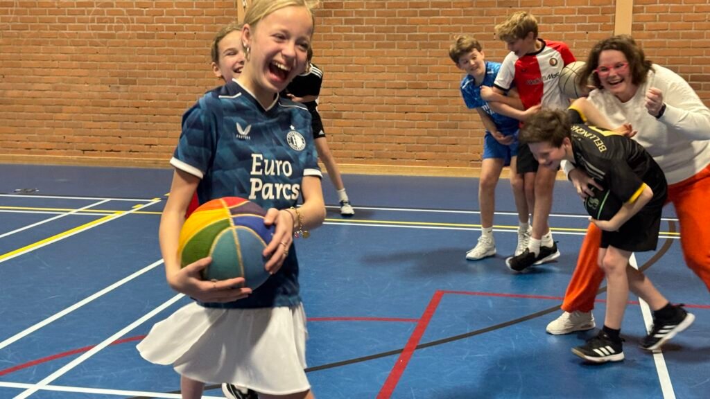 having fun at kapot sterk showcase basketball