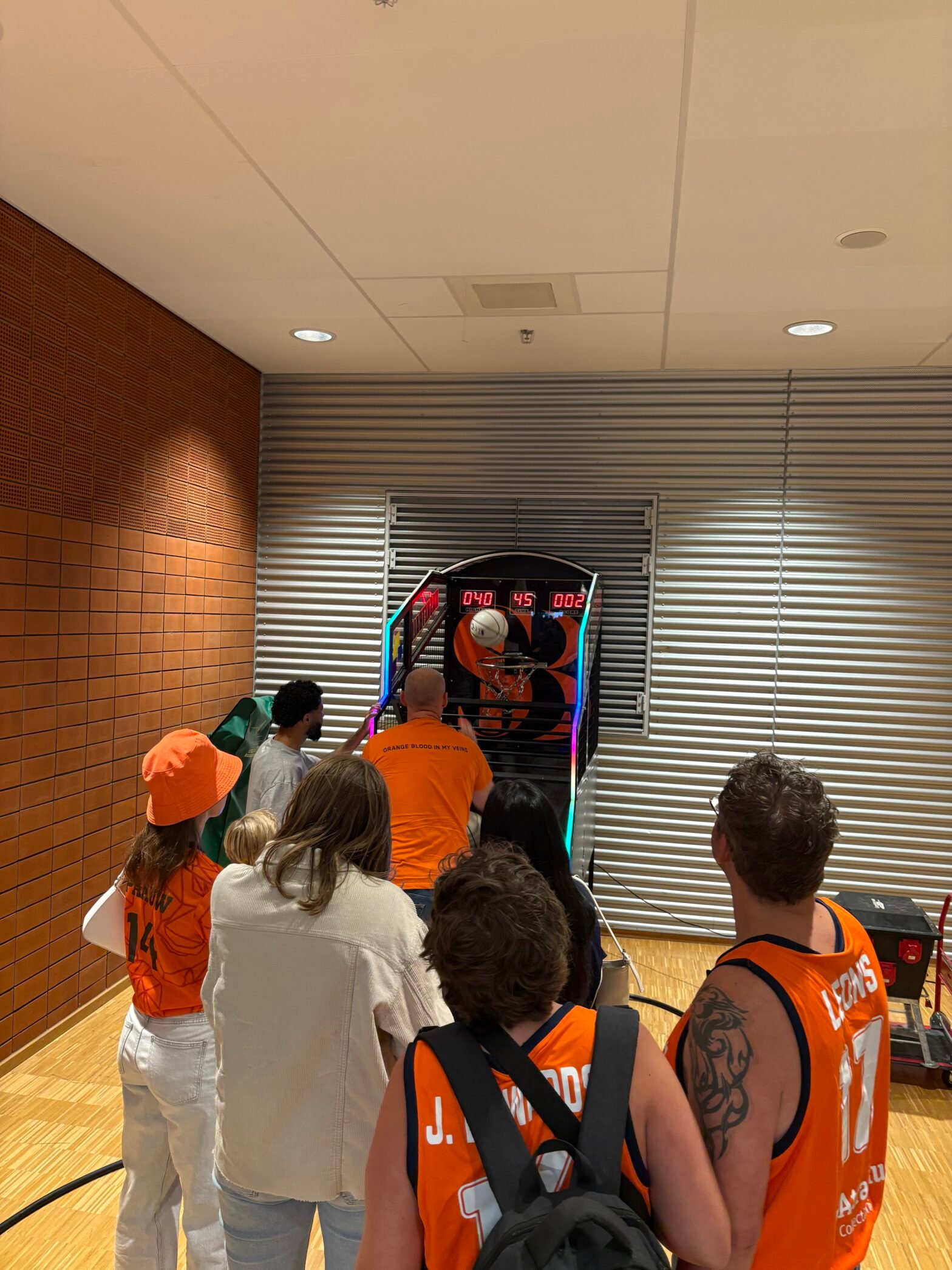 Showcase basketball bij Interland Nederland