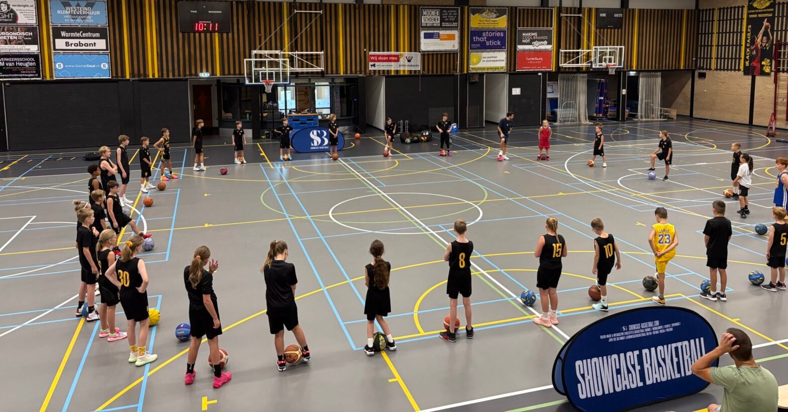 Showcase Basketball aanwezig op het 55 jarig jublieum van Black Eagles uit Rosmalen