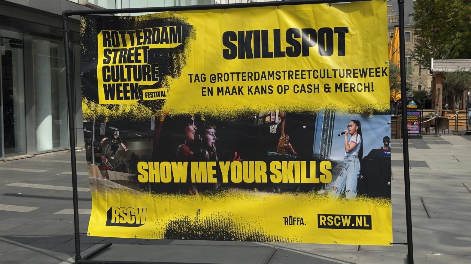 RSCW Activatie rotterdam x showcase basketball