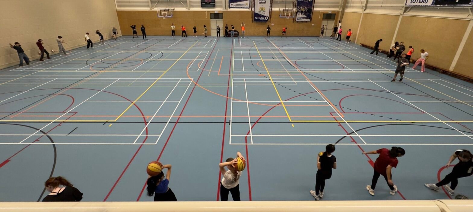 Showcase Basketball op Lyceum Ypenburg