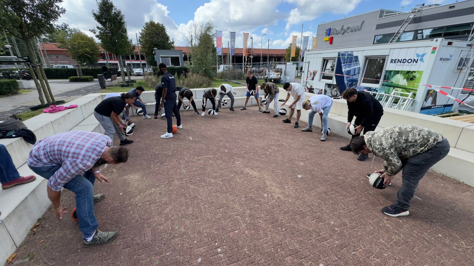 Showcase Basketball op het Techniek Festival van ROC Mondriaan