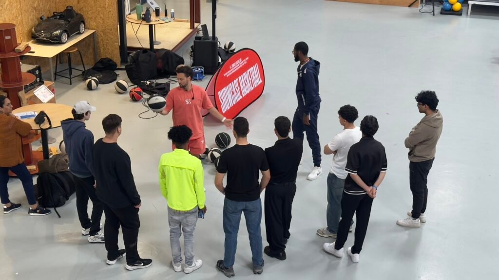 Showcase Basketball aanwezig op het Techniek Festival op ROC Mondriaan