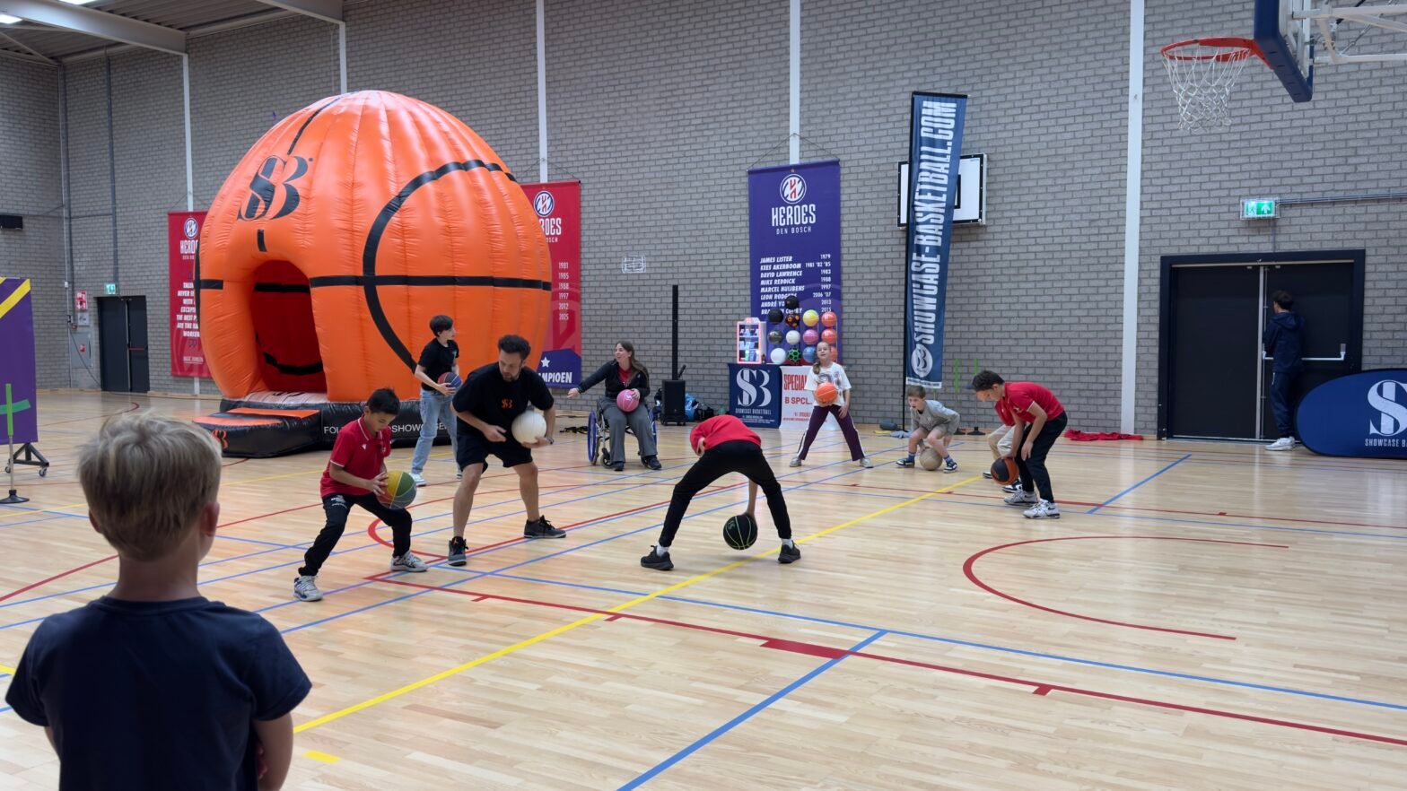 Heroes Den Bosch Supercup x Showcase basketball activatie